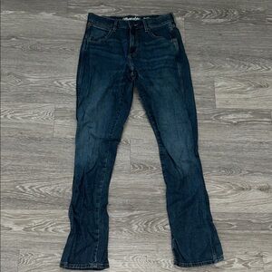 WRANGLER Slim Straight Dark Blue Jeans
